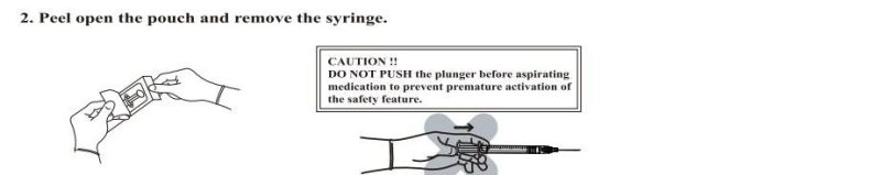 CE/ISO/FDA Approved Retractable Safety Syirnge, with Fixed Needle