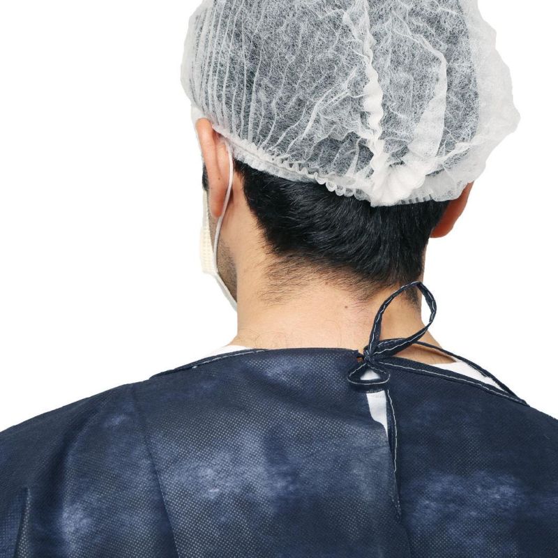 Non Woven Double Elastic Bouffant Clip Caps