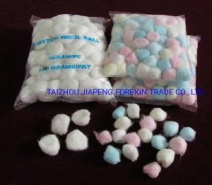 Disposable Use 100% Absorbent Cotton Sterilized Cotton Ball with Cosmetic Color