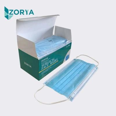 Factory Disposable Pain-Free Mask Wholesale 3 Ply/4 Ply Protective Coveru Mask Top Quality FDA Type I/II/Iir Face Mask