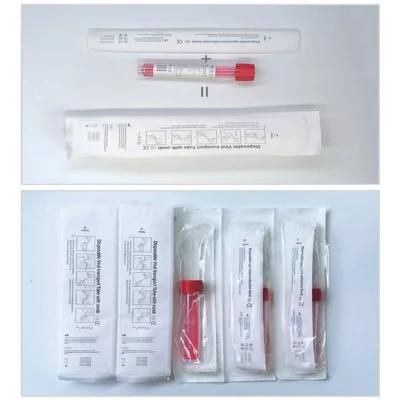 Disposable Virus Transport Sampling Tube with Swab