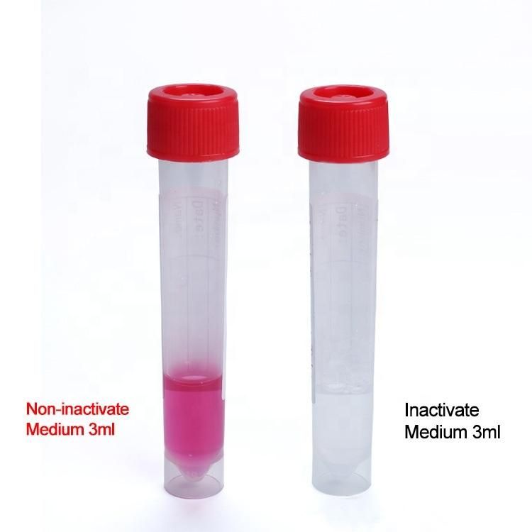 Disposable Viral Sampling Test Kits Nasal Swab Rna Virus Tube