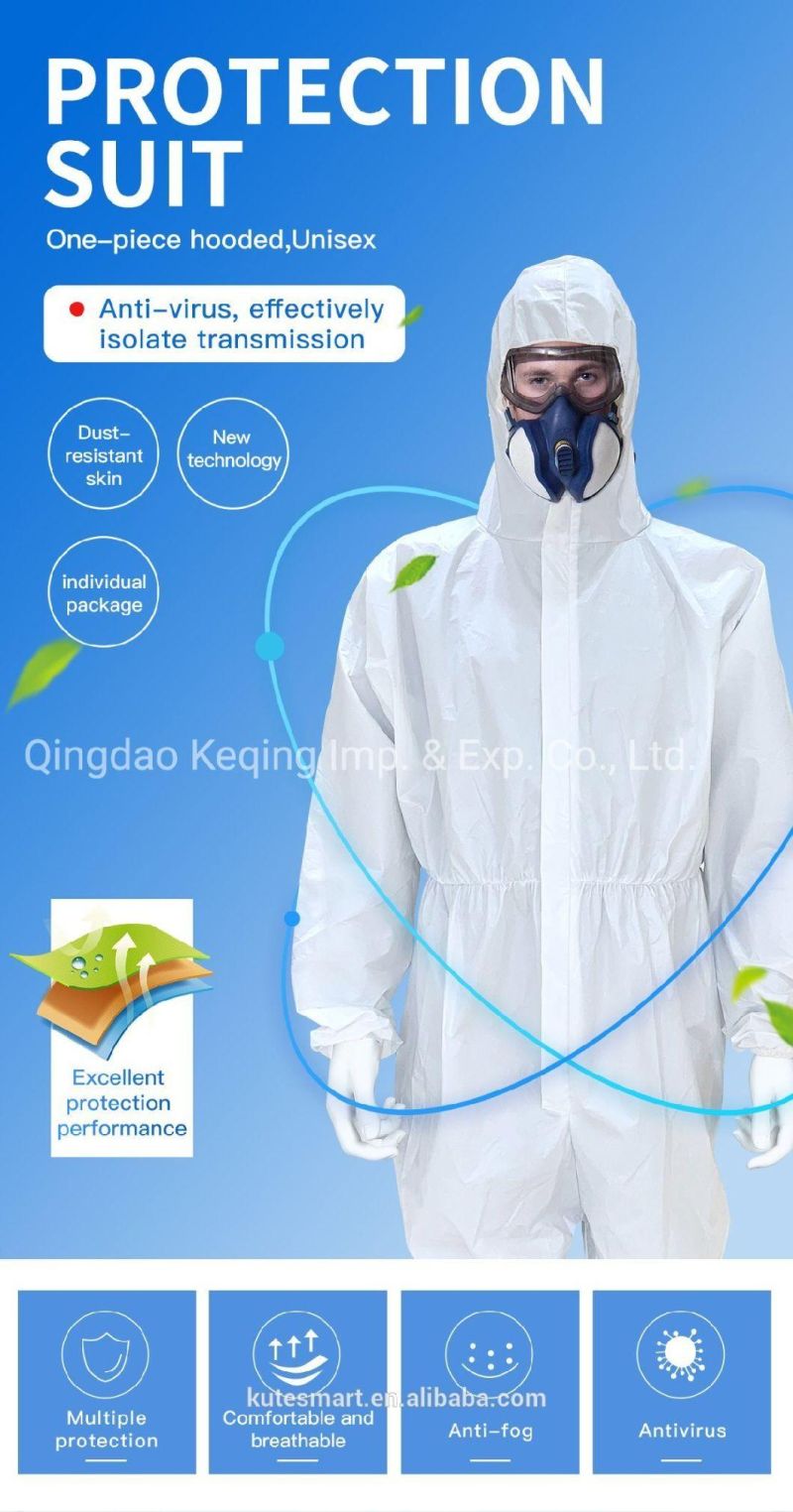 Yellow PP Safety Clothing Civil Use Disposable Isolation Gown