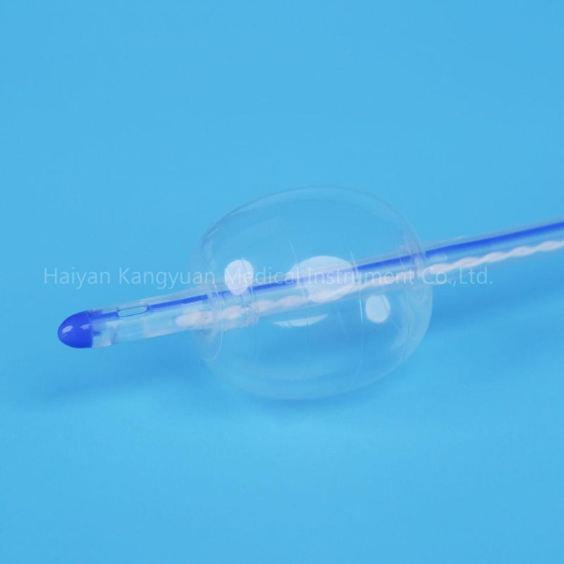 Temperature Sensing Silicone Foley Catheter with Temperature Sensor Probe Round Tipped for Temperature Measurement China Factory