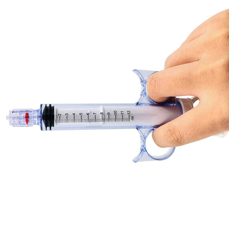 China Factory Medical Contrast Agent Injector Ring Handle Syringe Injector