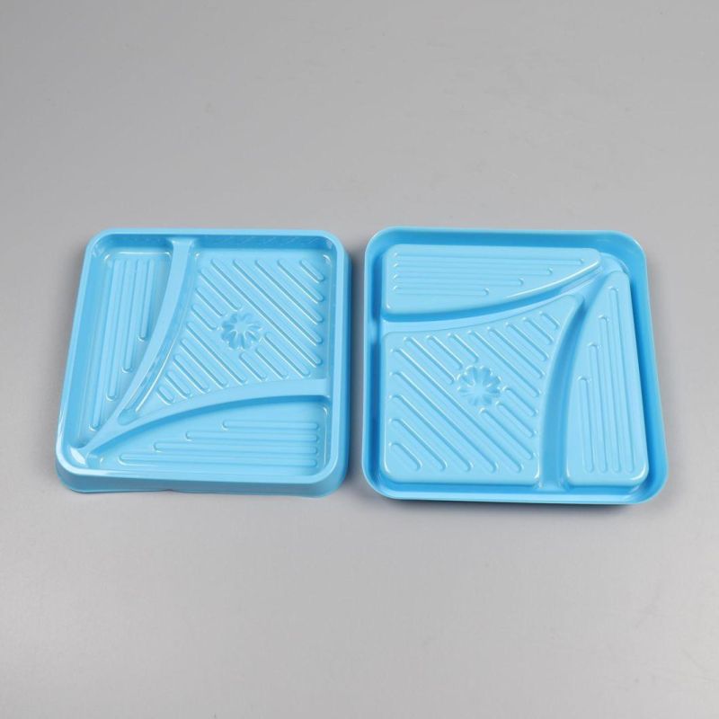 Disposable Tray for Hospital Medical Plastic Blue Pan Hollow War Equipment