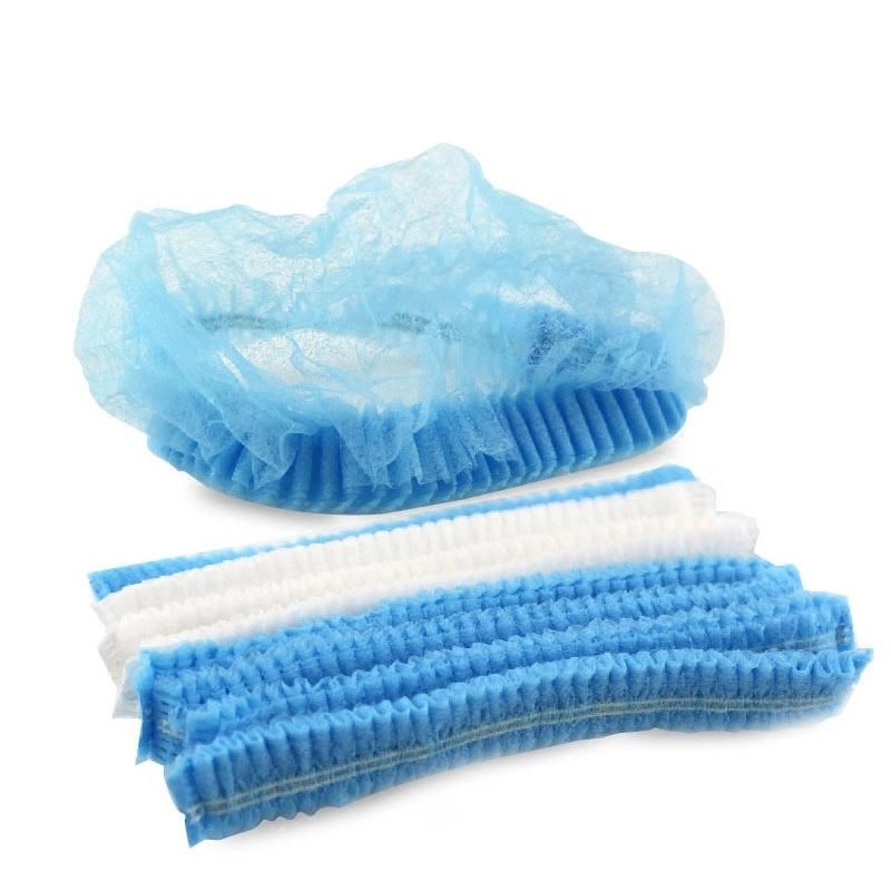 Disposable Nonwoven PP Clip Hairnet Hat Charlotte Mop Cap