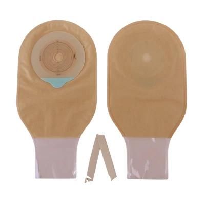 Material One Piece Open Hydrocolloid Ostomy Bag with Seal Clip