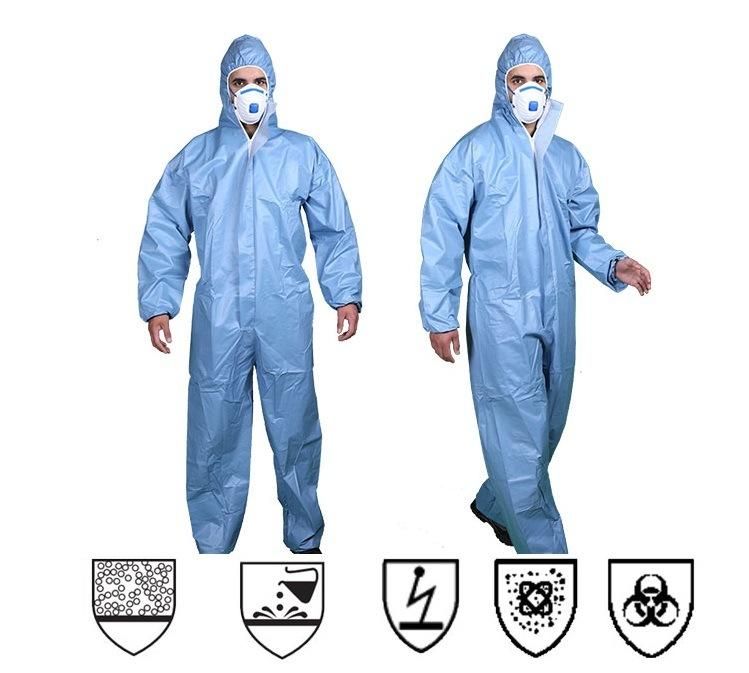 Disposable Microporous Type 5/6 Protective Coverall Suit