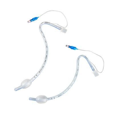 Disposable Medical Sterile PVC Cuffed/Uncuffed Nasal Preformed Tracheal Tube with CE/ISO