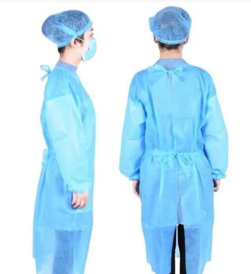 Disposable Non-Woven Protective Sterile Medical Surgical Gown Contact Gown