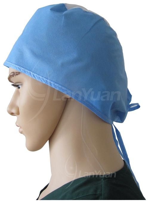 Disposable PP Nonwoven Doctor Cap with Easy Ties