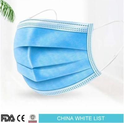 Custom Medical Surgical Hospital Disposable 3ply Face Mask