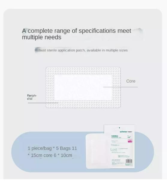 Non-Woven Super Absorbent Wound Dressing Adhesive Wound Dressing