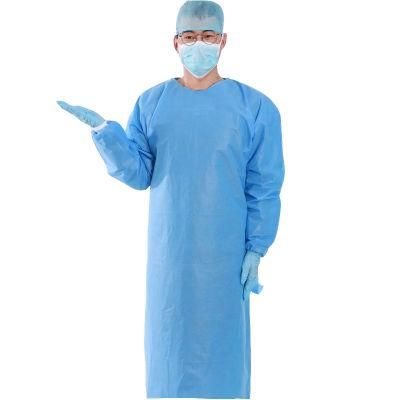 Medical Disposable Sergical Gowns Surgical Reinforced SMS Non Woven Gowns