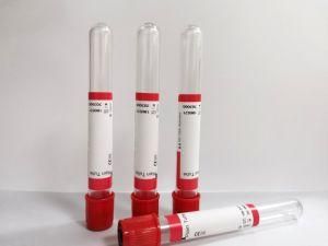 Disposable Red Cap Clot Activator Vacuum Containers Blood Specimen Collection Tube