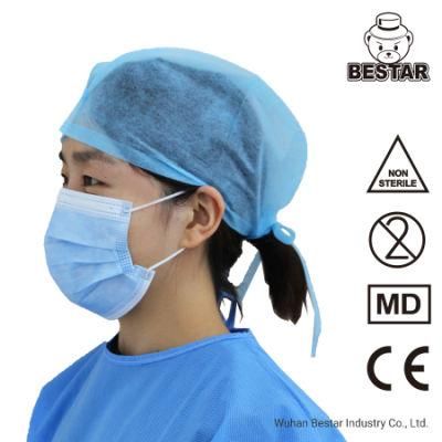 CE Certified Nonwoven Disposable Type Iir En14683 Bfe99% Surgical Medical Face Mask with Earloop China White List Supplier for Hospital