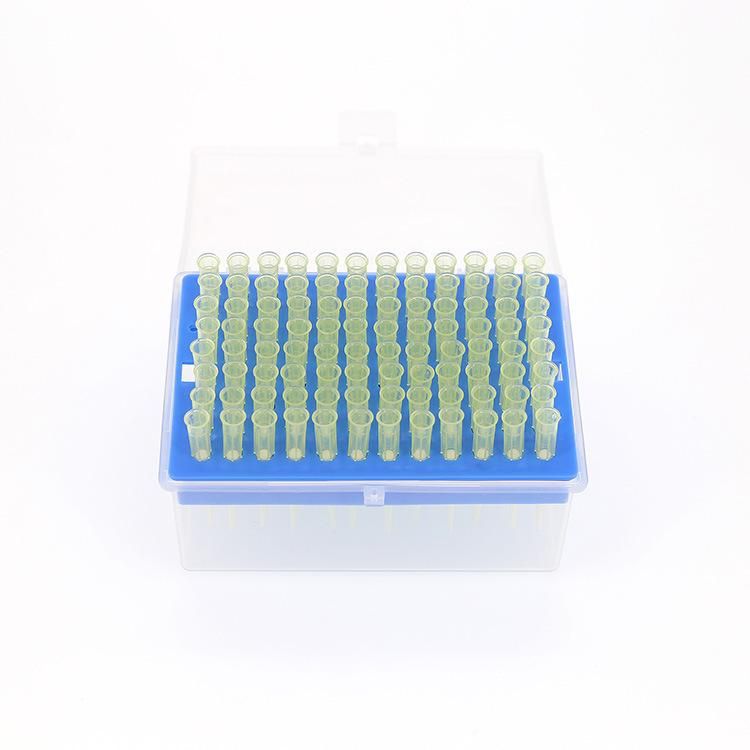 DNA-Free Rna-Free White Yellow Blue 96 Wells 100 Wells Rack Filter Pipette Tips