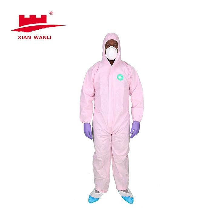 2022 Hot Sale One Piece Hooded Safety Coverall Suit