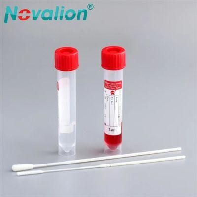 Disposable Virus Specimen Sampling Collection Tube with Swab