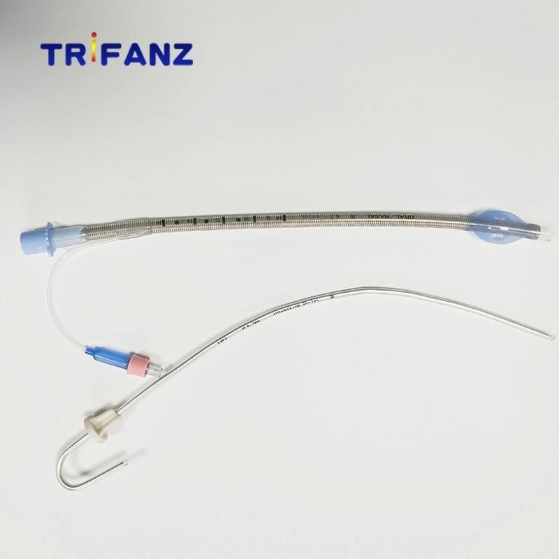 Medical Silicone Endotracheal Tube Reinforced with Cuff