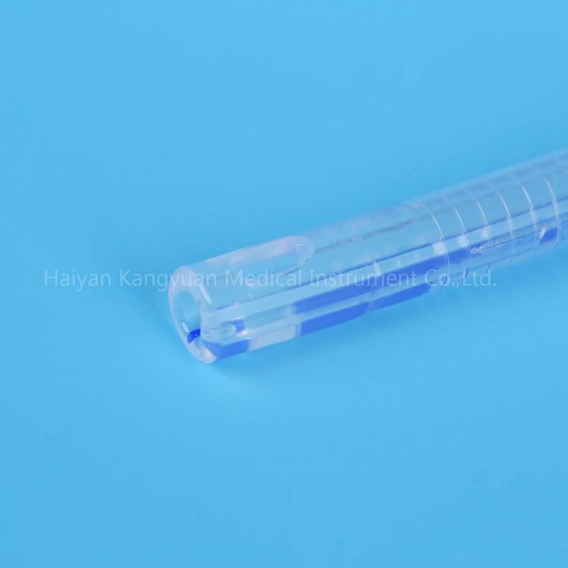 China Integrated Flat Balloon Silicone Urinary Catheter Open Tipped Suprapubic Use 2 Way