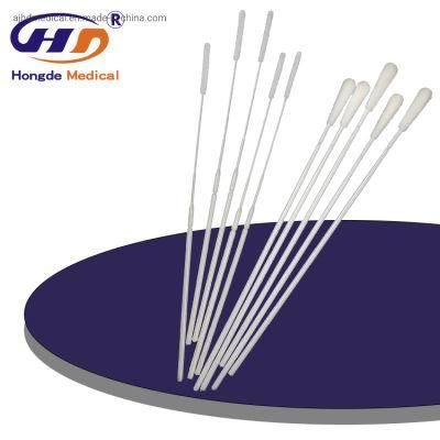 Disposable Swab Sterile Nasal Oral Flocked Swab for Sample Collection