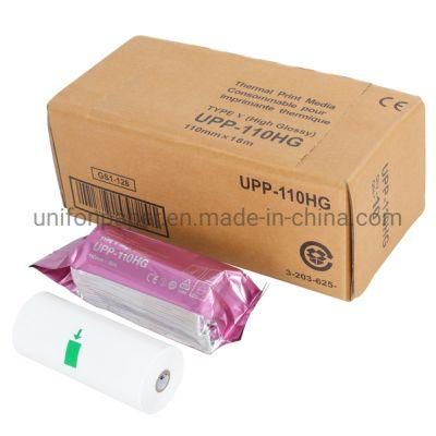 Medical Video Printing Paper USG Ultrasound Thermal Roll Upp-110hg for Sony