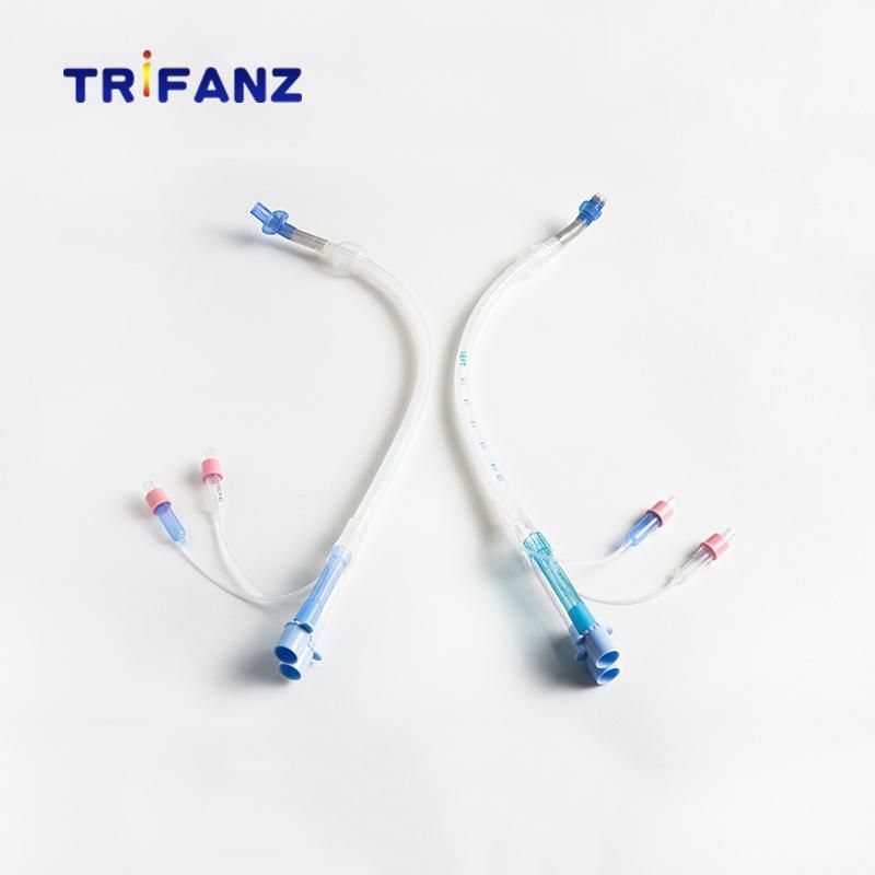 Silicone Disposable Cuffed Double Lumen Endobronchial Tube Right