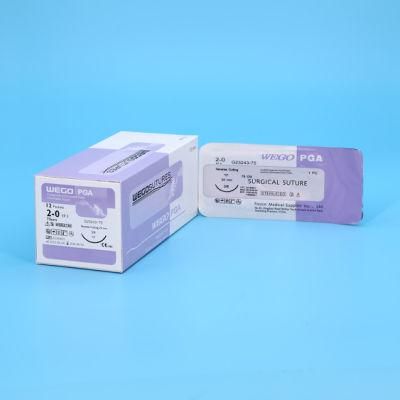 Wego PGA Surgical Sutures with PE Card