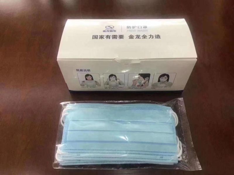 Face Mask Manufactured by Kinglong Factory to Defend The Concrown Virus