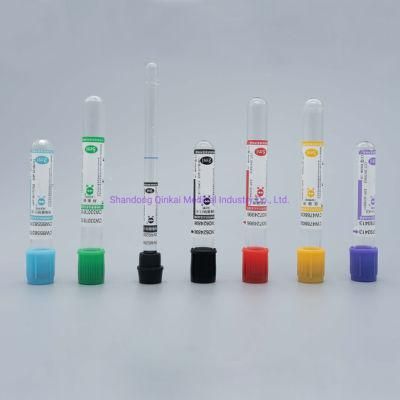 Plastic Plain Vacuum Blood Collection Tube