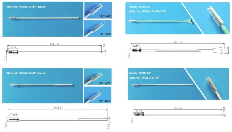 Medical Disposable Sterile Vaginal Cervical Exam Cell Sampling Brush Cytobrush