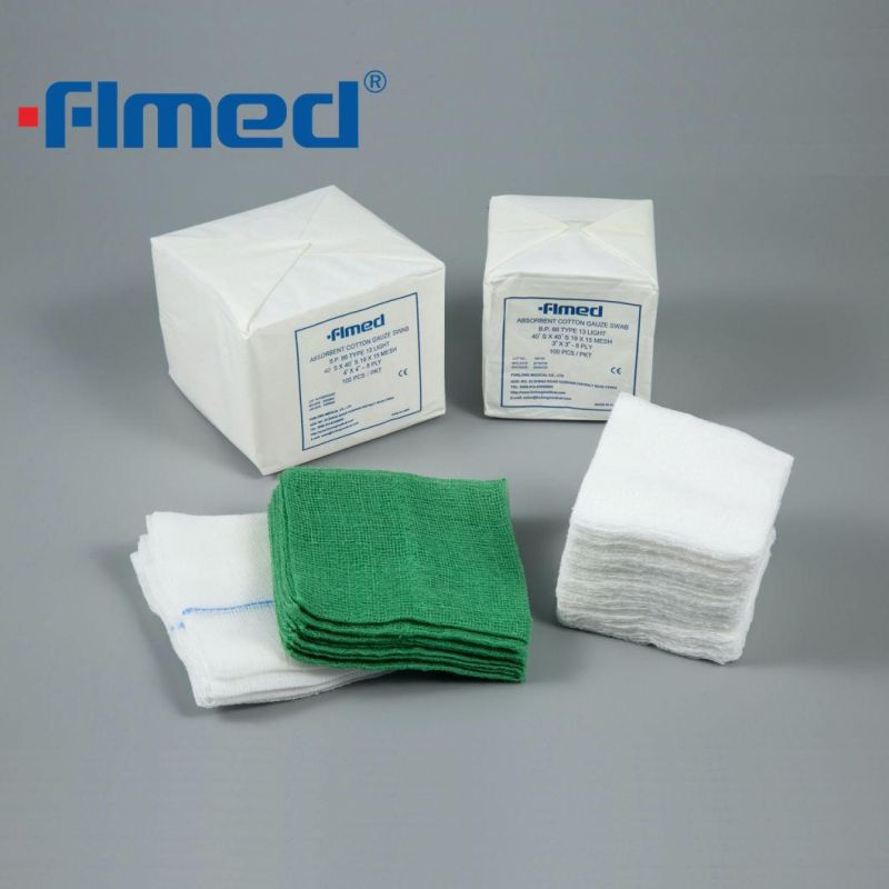 High Quality Non Sterile Woven Medical Gauze Swab Gauze Sponge