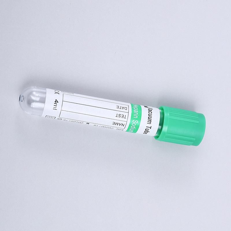 Promotional Medical Green Micro Capillary Collecting Blood Tube