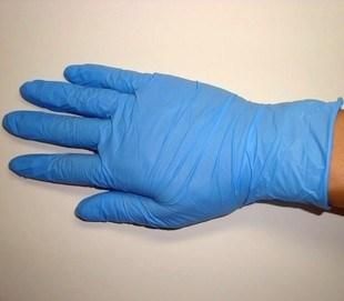 Powder Free Blue Disposable Medical/Non-Medical Examination Nitrile Gloves with CE