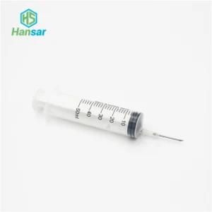 Aspiration Metallic Syringe Without Rubber