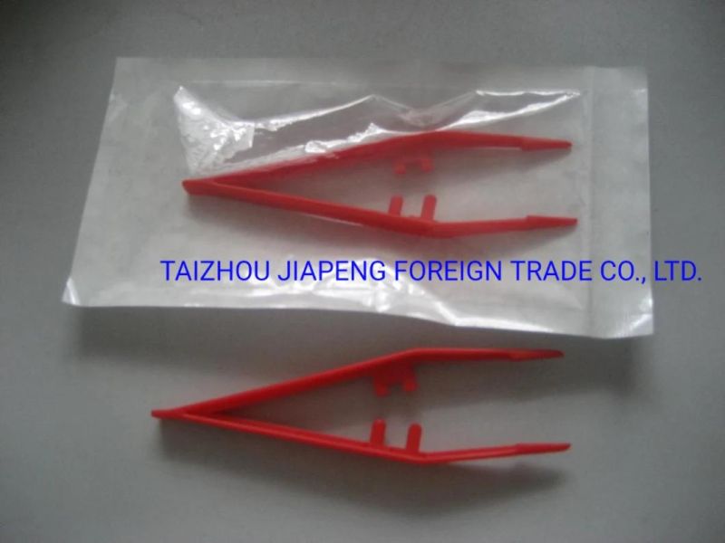 Disposable Medical Plastic Forceps Tweezers for Hospital