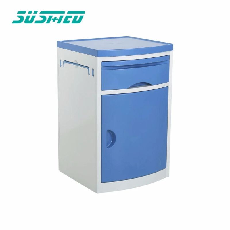 Mobile Medical Cabinets Metal Bedside Locker with Drawer