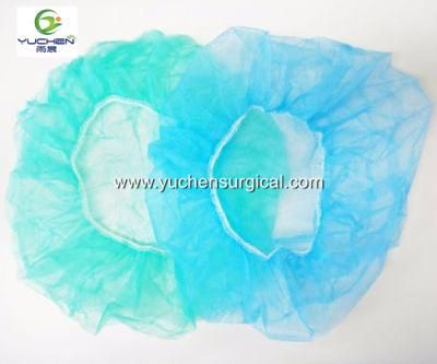 Medical Disposable Surgical Non Woven Bouffant Cap Hairnet