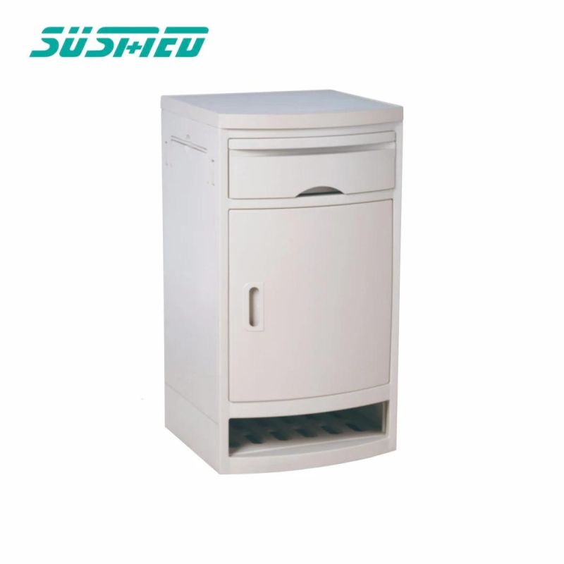 Mobile Medical Cabinets Metal Bedside Locker with Drawer