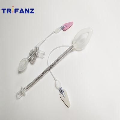 Disposable PVC Reinfored Laryngeal Mask Airway Medical Tube Factory