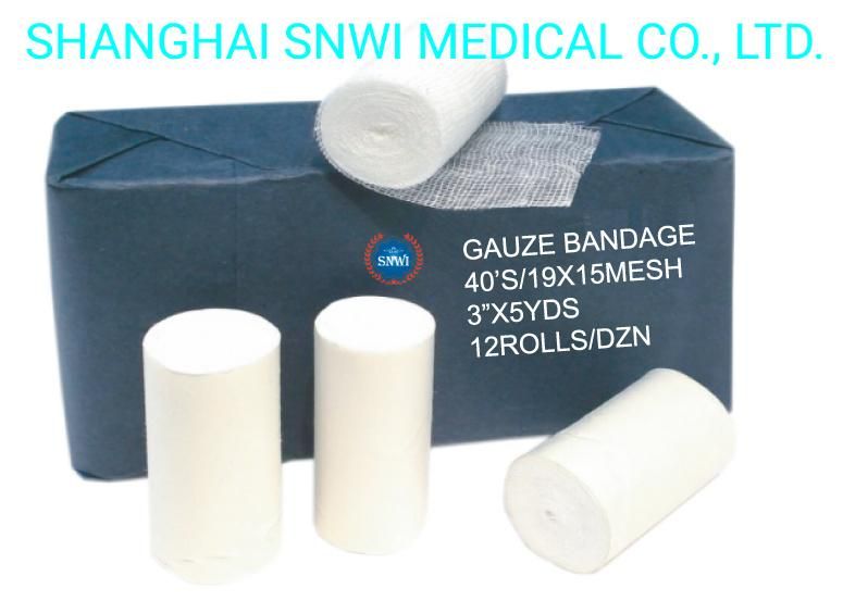 100% Raw Cotton Medical Products Surgical Absorbent Jumbo Gauze Bandage Roll