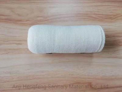 10cm X4.5m Skin Color or Natural or White Elastic Plain Bandage with ISO13485