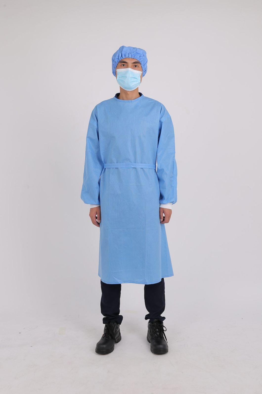 Ultrasonic Pressing Non Woven Disposable Isolation Protective Coveralls