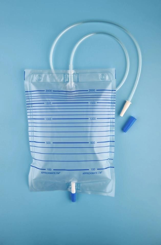 CE Approved Medical Urine Drainage Bag with Valve Both Economic Luxury Style Available with Manufacturer Price