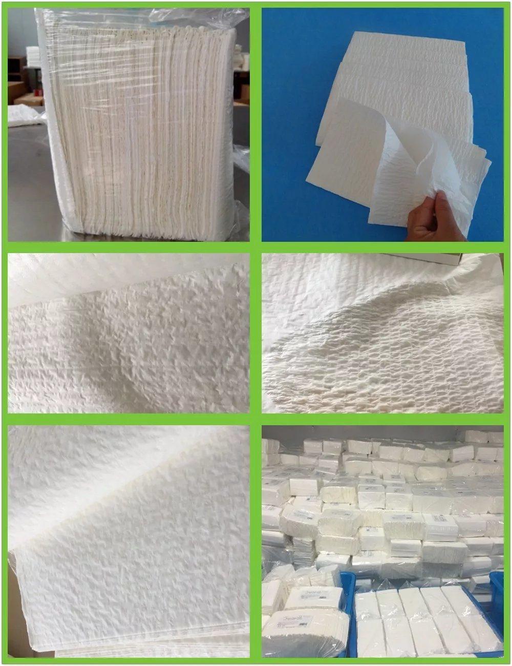 Disposable Medical Scrim Reinforced Surgical Hand Paper Wipes