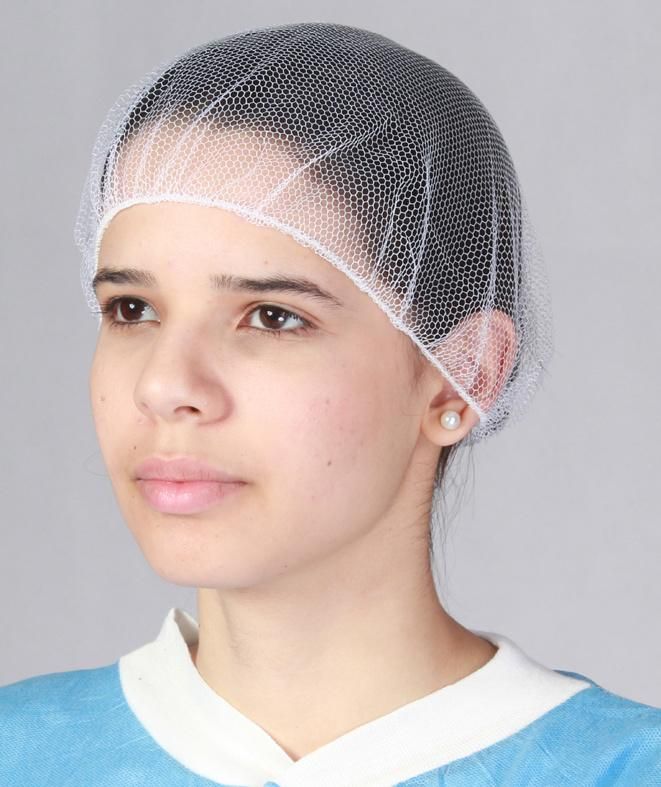 Hospital Doctor Cap Disposable PP Non Woven Balaclava Cap / Ninja Hood, with Elastic Band