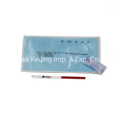 HIV 1 2 Saliva Test Kit Rapid Oraquick HIV Blood Test Strip Kit with CE