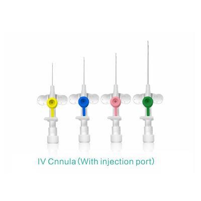 Different Colors of Disposable Medical IV Cannulas